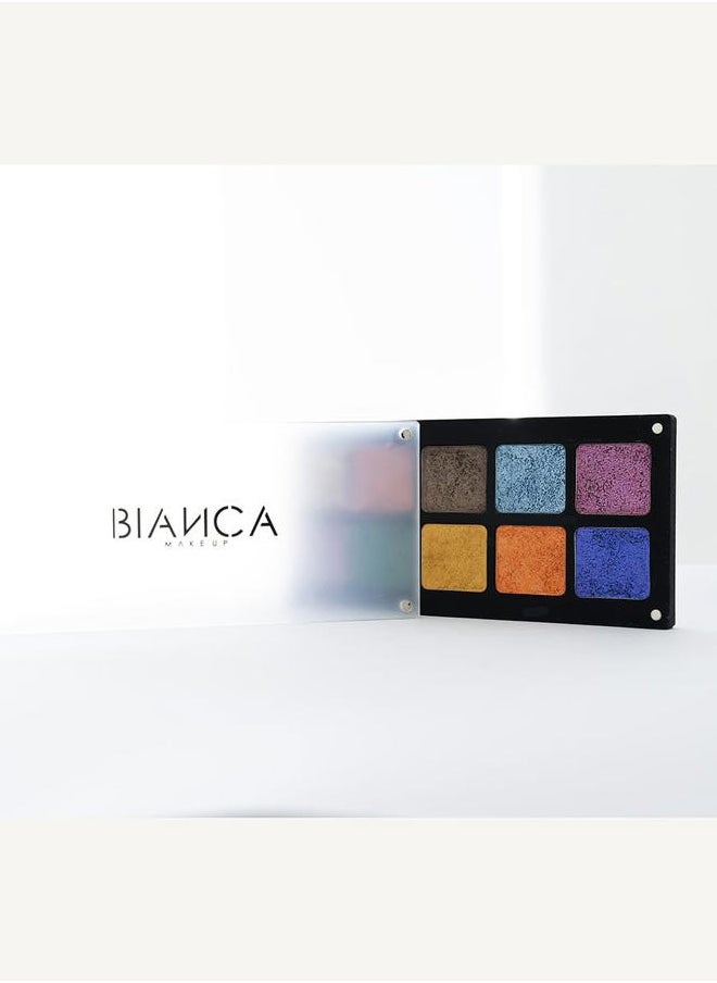 BIANCA MAKEUP Chromatic Eyeshadow Palette | 10 Vibrant Shades for Unlimited Creativity. (Chromatic 2)  - Image 2