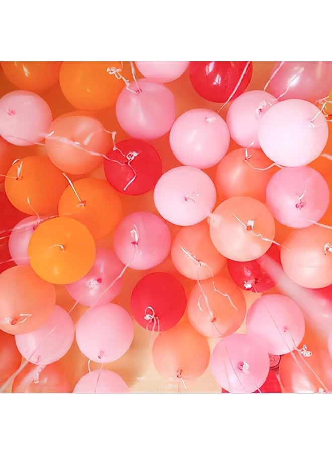 PartyWoo PartyWoo Coral Balloons, 60 pcs Coral Latex Balloons, Peach Balloons, Gold Confetti Balloons, Jumbo Peach Balloons for Coral Birthday Decorations, Coral Party Decorations, Coral Wedding Decorations  - Image 1