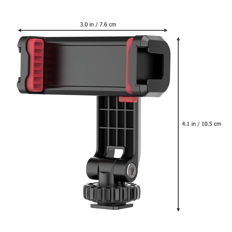 Universal Smartphone Tripod Mount With Cold Shoe Clip For Video - Image 3