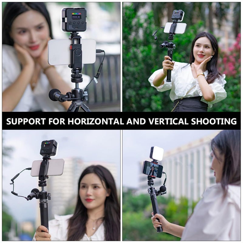 Universal Smartphone Tripod Mount With Cold Shoe Clip For Video - Image 4