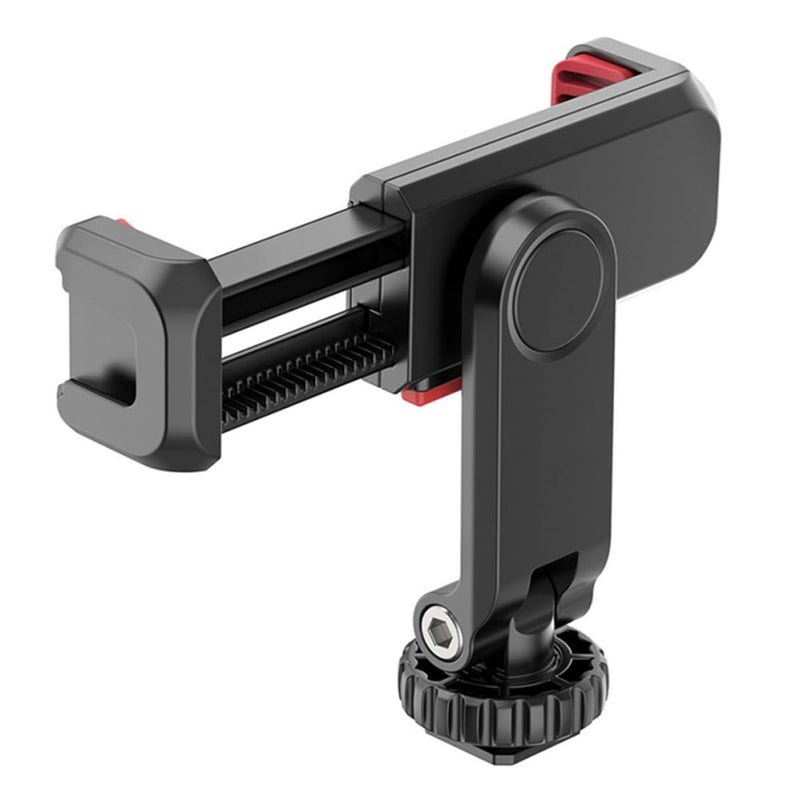 Universal Smartphone Tripod Mount With Cold Shoe Clip For Video - Image 2