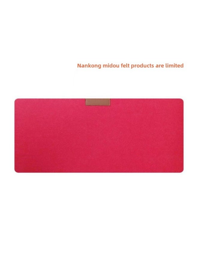 Generic - [Felt Mouse Pad] Special For Writing Desk Felt Mouse Pad Simple Student Table Pad Mouse Pad-Color:Can Change The Size Of The Color Logo-Pattern:32*70cm - Image 1