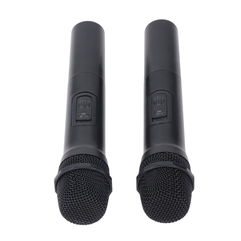Wireless Karaoke Microphone: 2 Pack ABS Cardioid Dynamic Mic - Noise Reduction 50-100M Wireless Range Plug And Play for Home Party Singing Karaoke Systems - Image 4