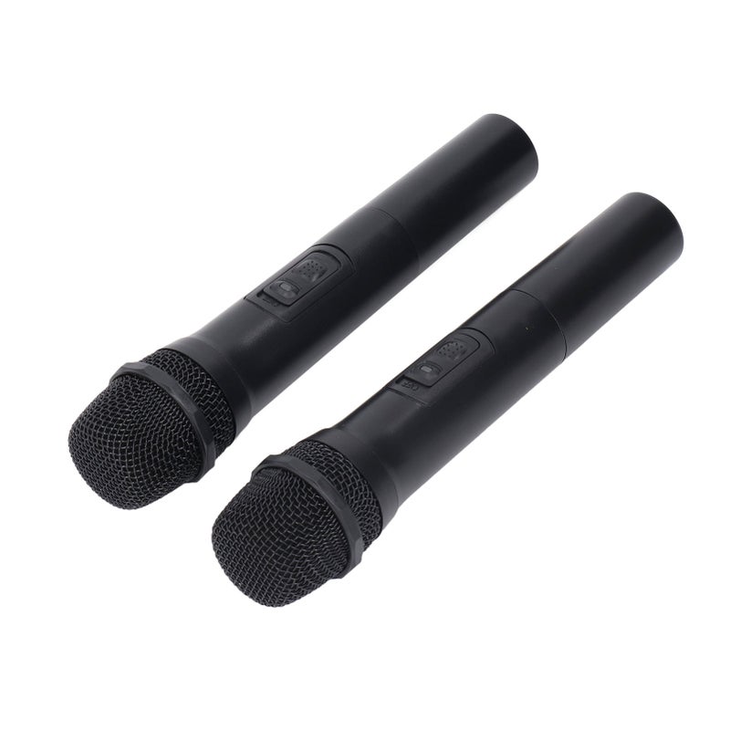Wireless Karaoke Microphone: 2 Pack ABS Cardioid Dynamic Mic - Noise Reduction 50-100M Wireless Range Plug And Play for Home Party Singing Karaoke Systems - Image 3