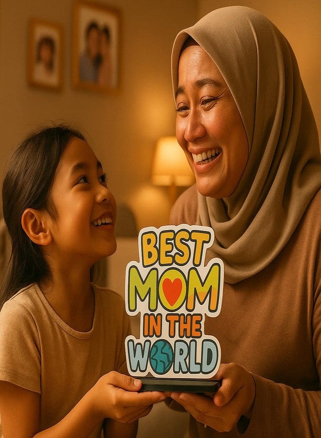 مايومي - أفضل أم في العالم - حامل خشبي مزخرف - Image 2