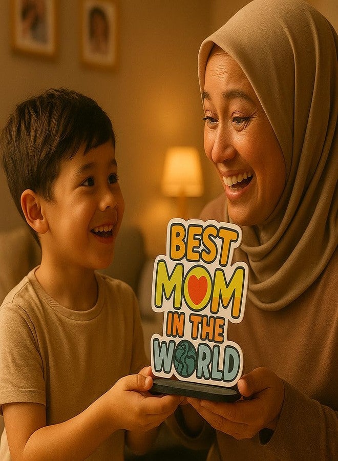 مايومي - أفضل أم في العالم - حامل خشبي مزخرف - Image 3