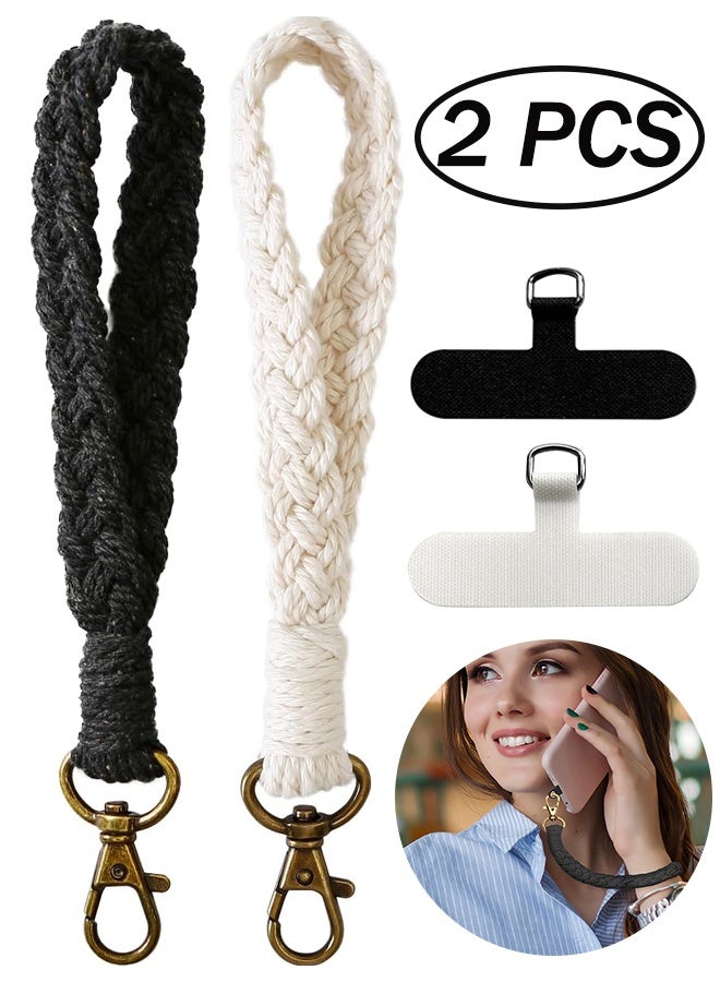 2 PCS Phone Wrist Strap Cell Phone Lanyard Smartphone Wristlet Bracelet Keychain Anti Theft Phone Strap for Men Women - Image 1