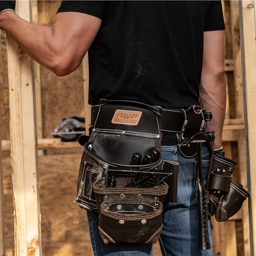 AWP Tool Belt and Rig, Heavy-Duty Premium Organizer with Multiple Pockets for Carpenters, Electricians, and Construction Work, Adjustable Waist Tool Belt, L-903-1 - Image 3