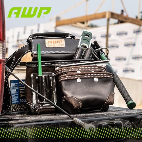AWP Tool Belt and Rig, Heavy-Duty Premium Organizer with Multiple Pockets for Carpenters, Electricians, and Construction Work, Adjustable Waist Tool Belt, L-903-1 - Image 5