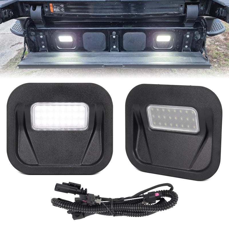 FetonAuto LED Tailgate Step Light Truck Bed MultiPro Lamp Assembly Kits for 20202025 GMC Sierra Silverado 1500 2500 3500 HD With Wiring Harness Accessories