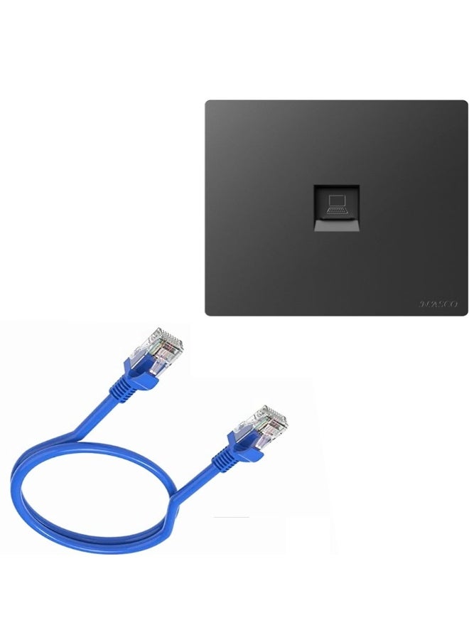 CL Single 8X8 Black Internet Data Fish - Image 1