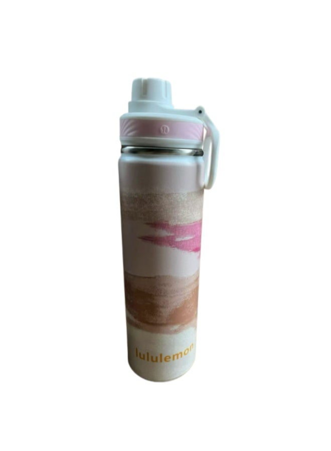 Lululemon Insulated Water Bottle for Hot or Cold, Stainless steel sports vacuum insulated water bottle, suitable for holding water, iced tea, hot tea, etc