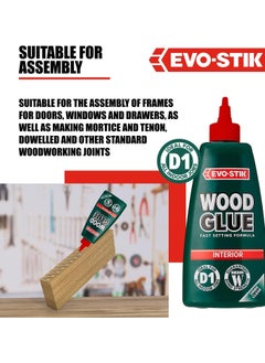 EVO-STIK Wood Glue For Indoor Applications 250ml Content  - Image 3