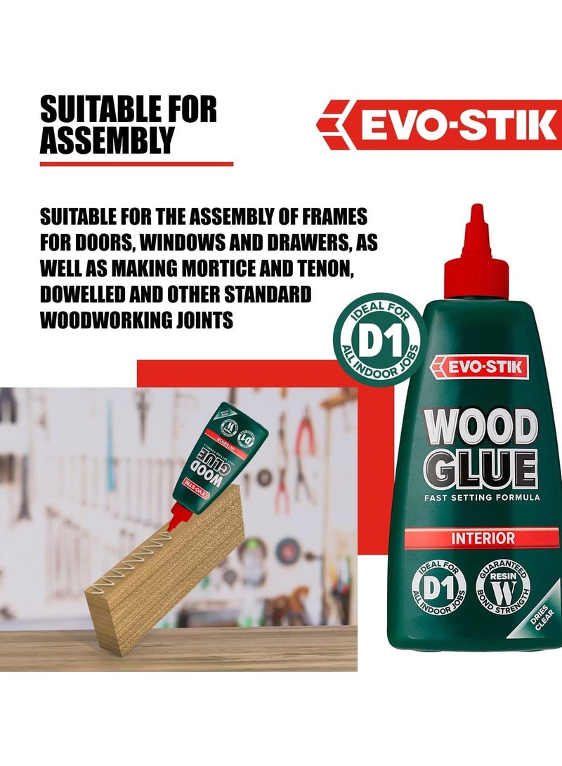EVO-STIK Wood Glue For Indoor Applications 250ml Content - Image 3
