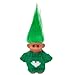 Yintlilocn Retro Vintage Lucky Troll Dolls Assorted Hair Colors Chromatic Adorable for Collections School Project Arts and Crafts Party Favors Green - Image 2