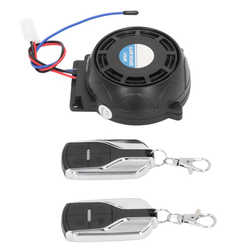 Motorcycle Security Alarm System Anti Theft 2 Remote Control 12V Waterproof Universal for Motorbikes - Image 1