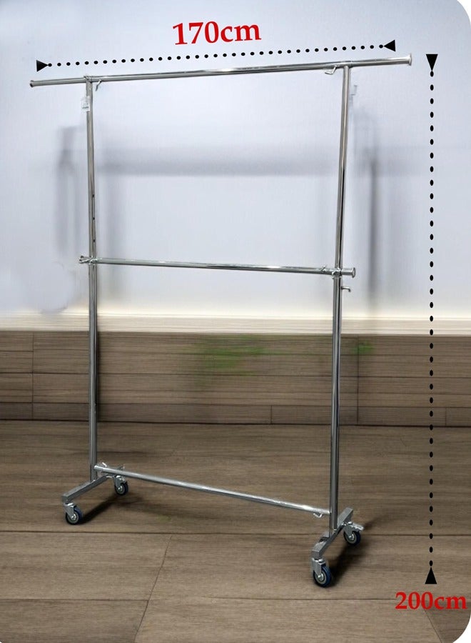 Living Multi-Functional Steel Clothing Stand 170x200 CM 
