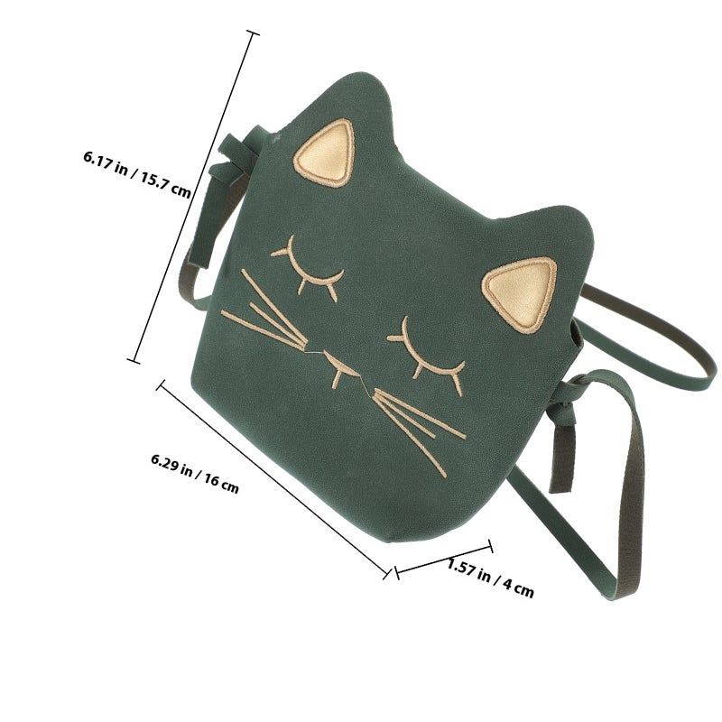 Crossbody Purse Shoulder Bag Toddler Crossbody Bag Cat Shape Storage Pouch - Image 2