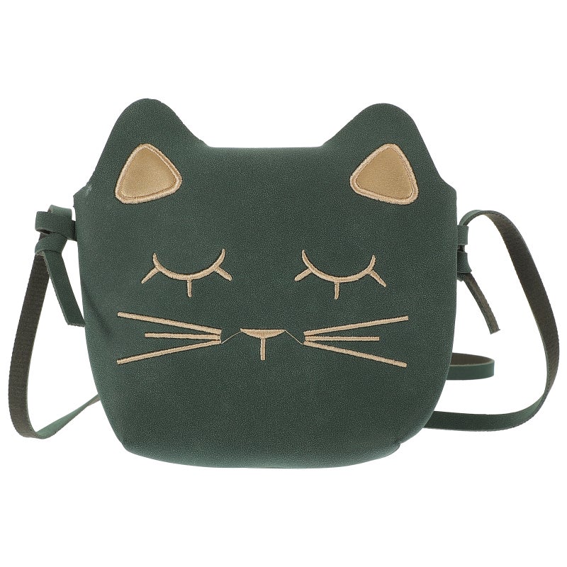 Crossbody Purse Shoulder Bag Toddler Crossbody Bag Cat Shape Storage Pouch - Image 1