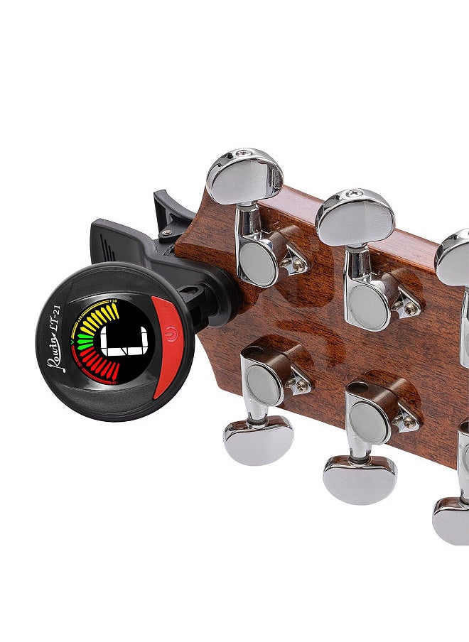 Rowin Rowin LT-21 Mini Clip Digital Tuner Dual Color Backlight LCD Clip On Tuner  - Image 2