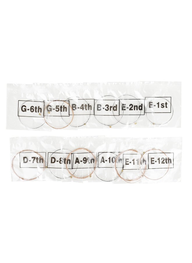 Generic - IRIN R12 12-String Acoustic Guitar Strings – Premium Quality for Folk Guitar - Image 1