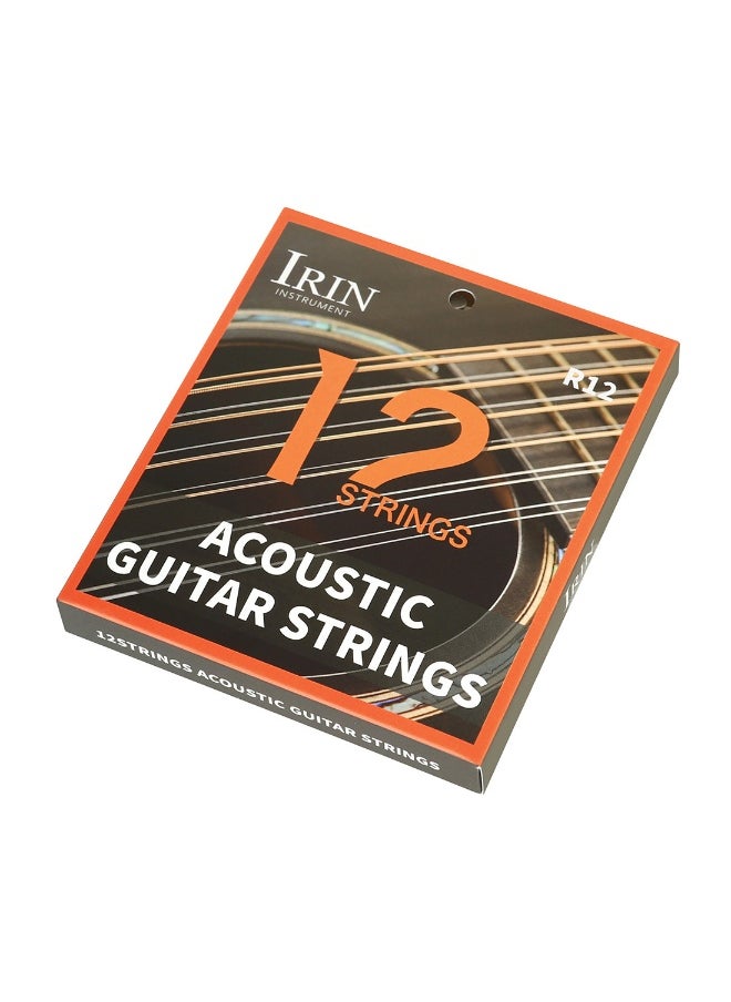 Generic - IRIN R12 12-String Acoustic Guitar Strings – Premium Quality for Folk Guitar - Image 1