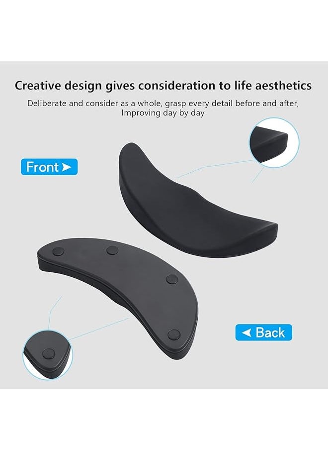 X spring Wrist Rest For Mouse 2Pcs Ergonomic Gliding Palm Rest Sliding Palm Rest That Moves With The Mouse Mouse Wrist Rest Support Relieve Wrist Pain Suitable For Office  - Image 3