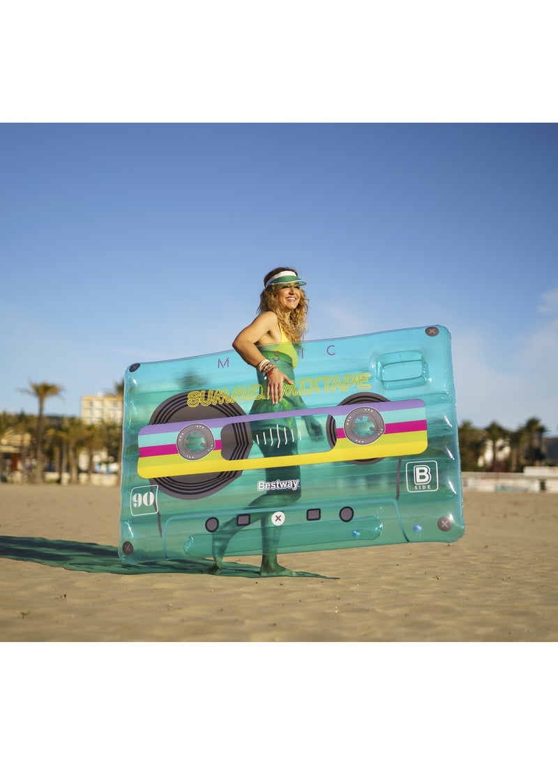 Bestway Lounge Retro Beats Pool Float 174x117Cm | Inflatable Ride-on | Pool Float | Summer Water Toy | Pool & Beach Toy