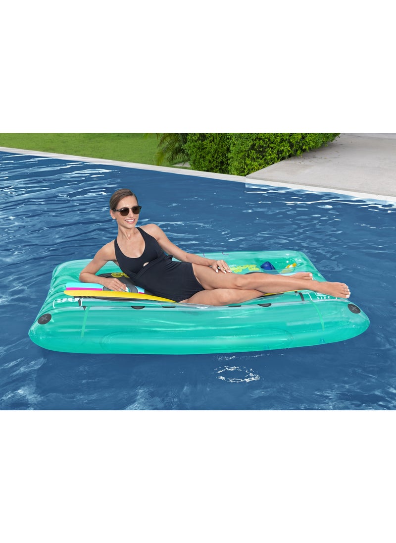 Bestway Lounge Retro Beats Pool Float 174x117Cm | Inflatable Ride-on | Pool Float | Summer Water Toy | Pool & Beach Toy