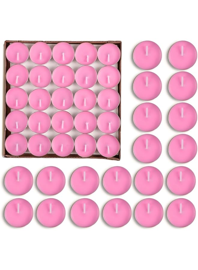 The Bros 100 Pack Tea Lights Candles, Tealight Candles,White Smokeless Dripless Long Lasting Tea Light Candles,Tea Candles for | Weddings | Party | Shabbat | Home Decorative Tealights - Image 1