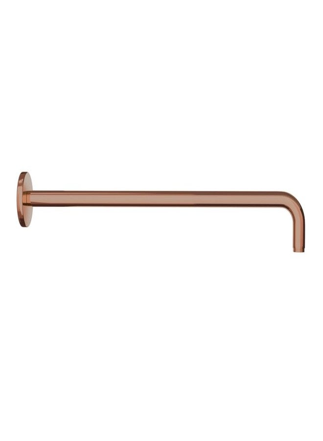 Jaquar Shower Arm - 20mm Dia, 450mm Long Round Shape with 90˚ Bend | Wall Mounted | Blush Gold PVD Finish - Image 1