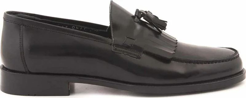 Kemal Tanca Leather Laceless Men's Classic Shoes 0137