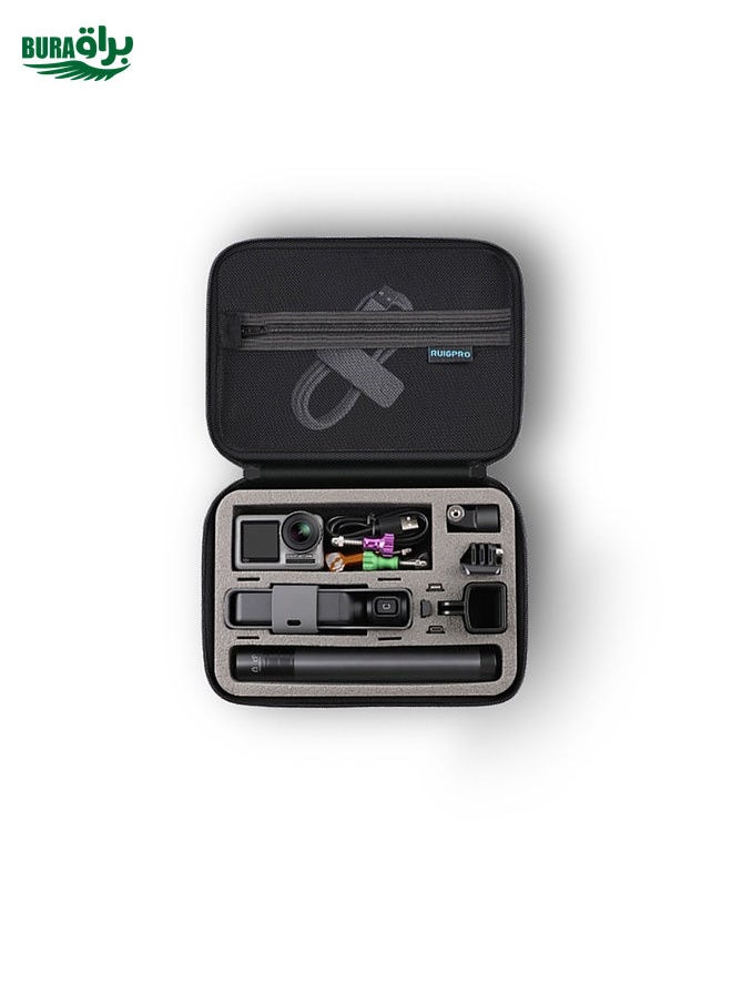 BURAQ RUIGPRO Oxford Waterproof Storage Box Case Bag for DJI OSMO Pocket Gimble Camera / OSMO Action, Size: 24x16.5x8cm (Black)  - Image 5