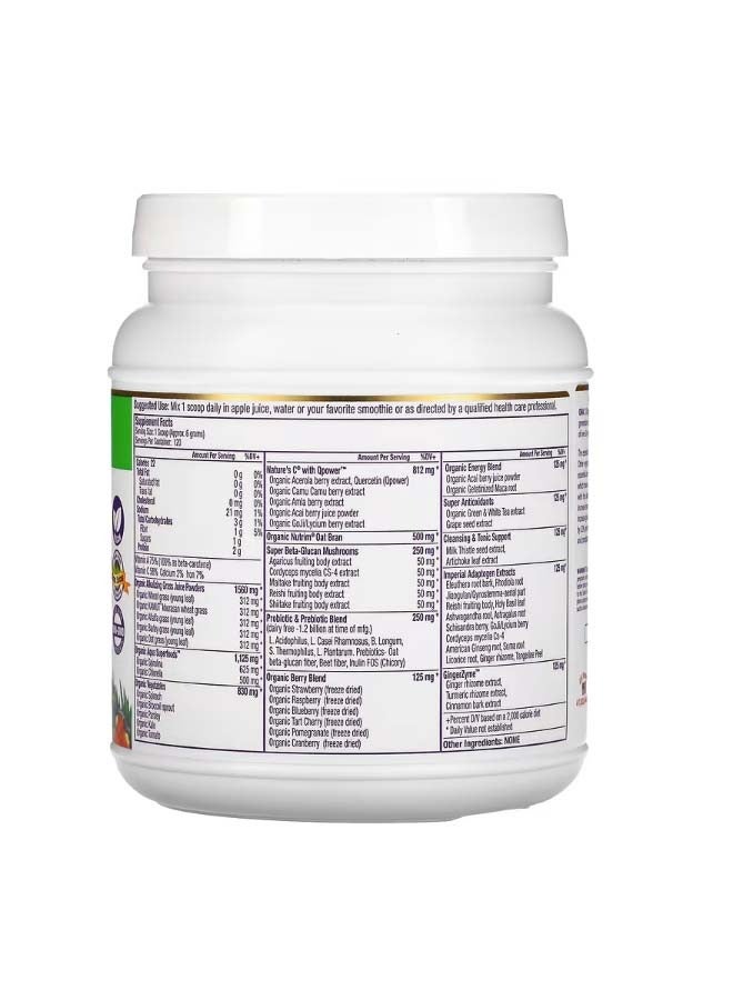 بارادايس هيربس ORAC Energy Greens 25.6 oz 728 g - Image 2