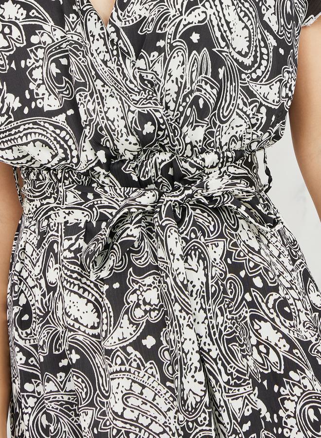 Styli Paisley Print Midi Dress  - Image 3