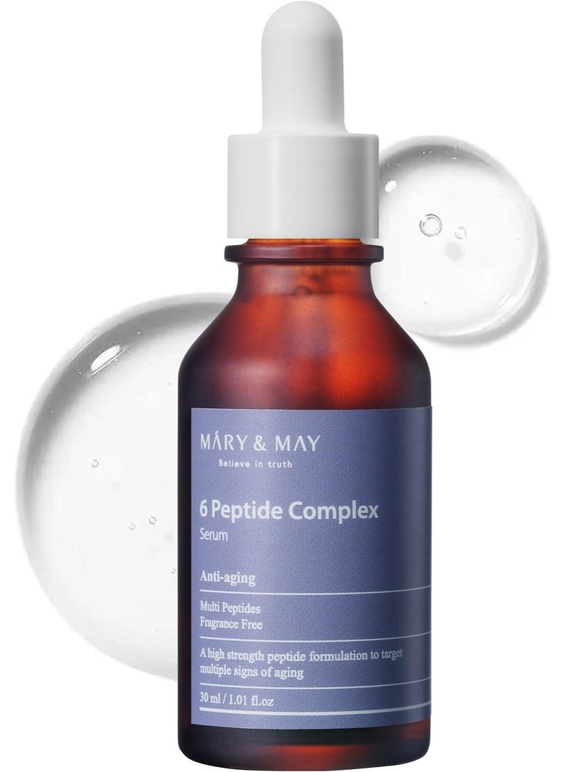 MARY & MAY Complex Serum 6 Peptide 80ml - Image 1