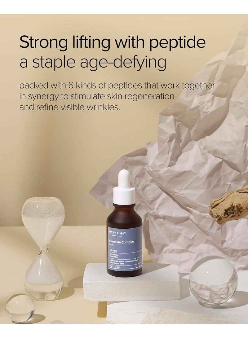 MARY & MAY Complex Serum 6 Peptide 80ml - Image 2