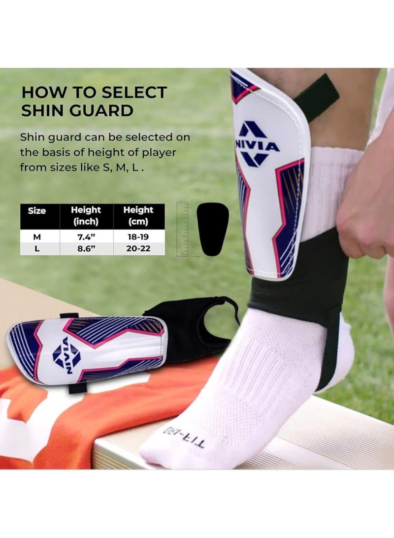 Nivia Classic Shin Guard With Sleeve - Image 5