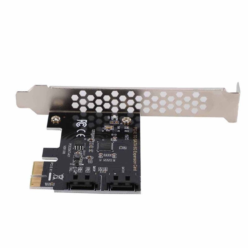 SATA 3.0 Adapter 2 Port 6Gbps Full Speed Transmission - Plug And Play Hot Plugging PCI-E Card For Small Or Large Chassis - Image 2