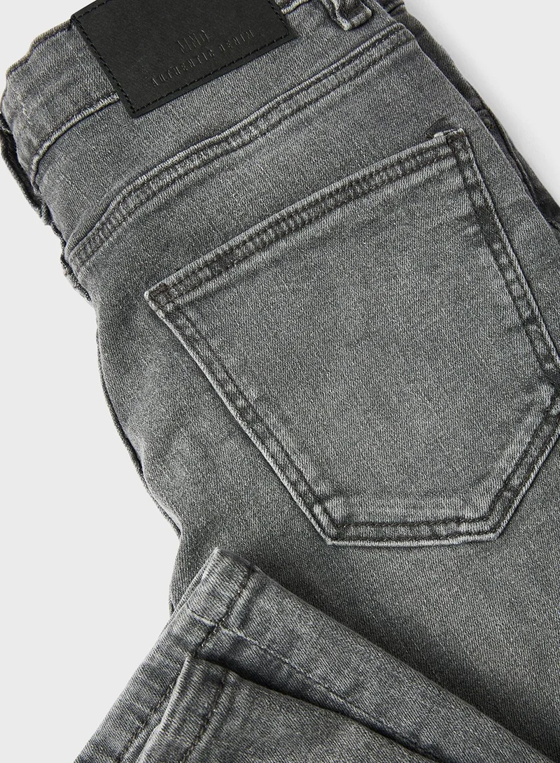 MANGO Kids Faded Jeans