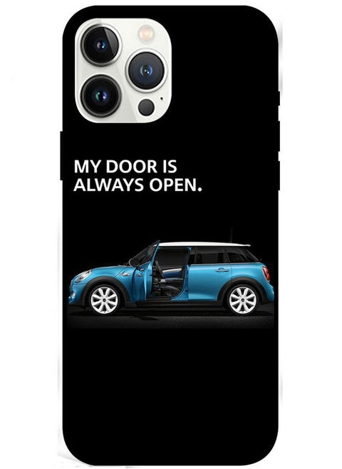 Protective Case Cover For Apple iPhone 13 Pro My Door Is Always Open