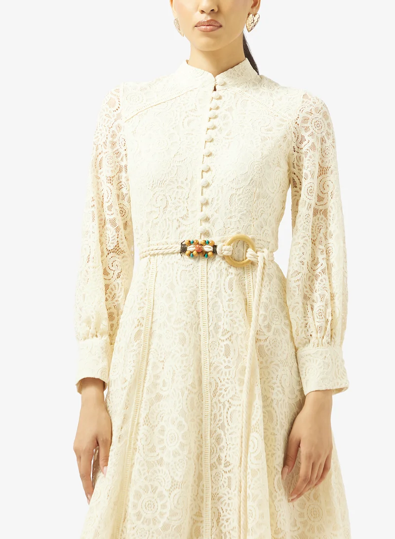 Khizana  Lace A-line Dress for Women | Best Price UAE