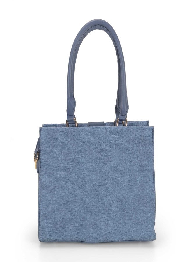 Mochi Women's Blue Viviana Top-Handle Sling Bag(66-726) - Image 4