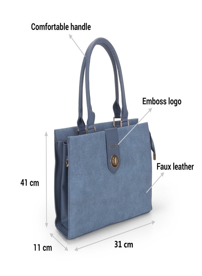 Mochi Women's Blue Viviana Top-Handle Sling Bag(66-726) - Image 3