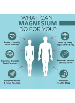 OmniBiotics Magnesium Glycinate - 100% Pure Albion TRAACS Bisglycinate Chelate Supplement - 200 mg - 120 Vegetarian Capsules  - Image 2