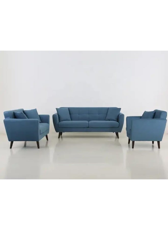 Generic - Modern living room pet friendly fabric sofa set 3 2 2 - Image 1