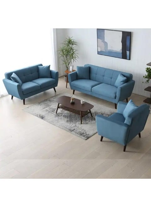 Modern living room pet friendly fabric sofa set 3 2 2