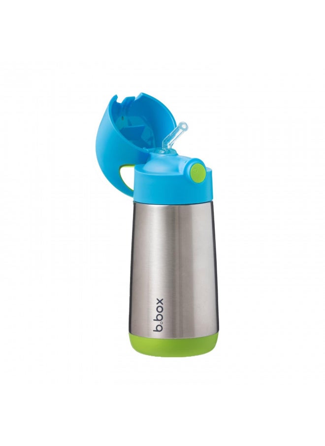 b.box b.box 12 oz Insulated Drink Bottle | Keeps Drinks Cold up to 8 Hours, Warm up to 6 Hours | Double Wall Stainless Steel (Ocean Breeze, 12 oz)  - Image 1