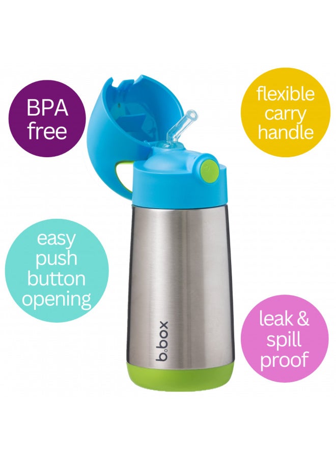 b.box b.box 12 oz Insulated Drink Bottle | Keeps Drinks Cold up to 8 Hours, Warm up to 6 Hours | Double Wall Stainless Steel (Ocean Breeze, 12 oz)  - Image 3