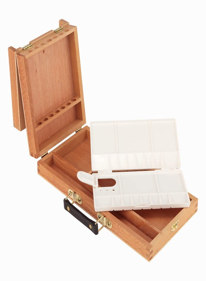 Creative Mark Turner Watercolor Box - Travel Box for Carrying Watercolor Art Supplies & Plastic Watercolor Palette [13" x 6.5" x 2"] - Image 2